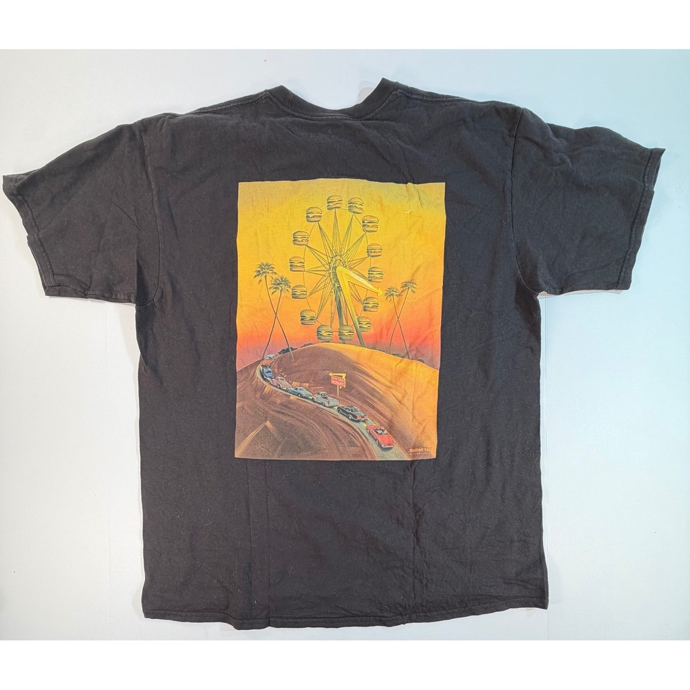 In-N-Out Burger 70th Anniversary T-Shirt Mens XL Black Vladimir Kush Graphic Tee